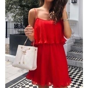 Zara Vibrant Red Mini Dress